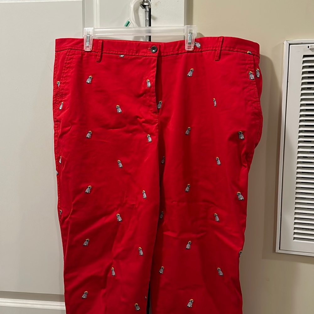 Adorable Talbot’s French Bulldog Relaxed Chino NWT 18W